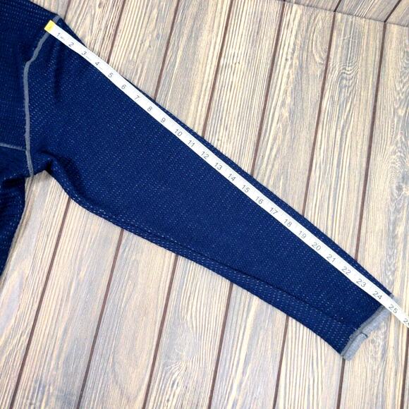 Storm Creek Waffle Weave Knit Pullover 1/4 Zip Sweatshirt Jacket Eco Men Small - Picture 8 of 10